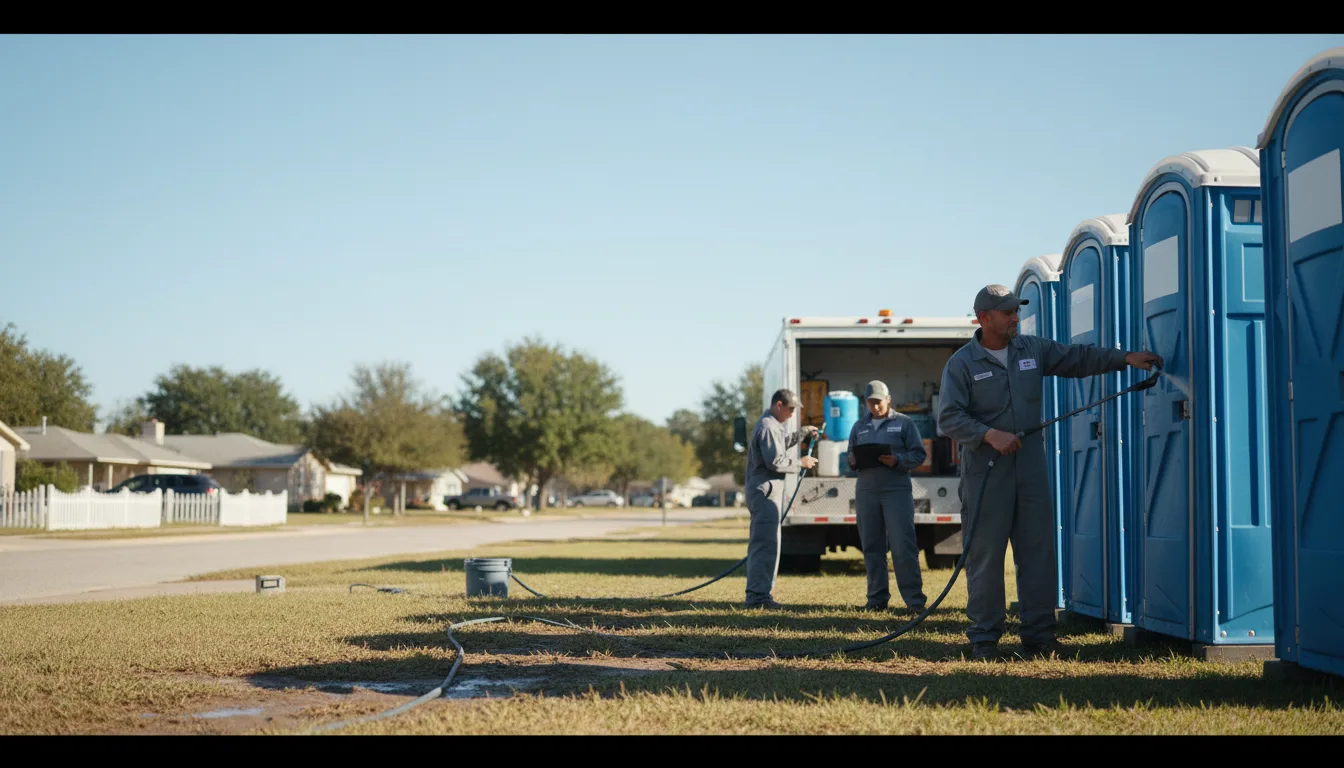 Long-Term Portable Toilet Rental in Marion, AL near me